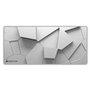 Mousepad Gamer Rise Mode 3D 02, Estendido Pro 900x400mm, Borda Costurada, Branco - RM-MPP-3D2-W