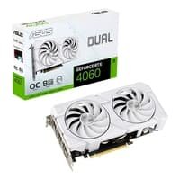 ASUS GeForce RTX 4060 White グラフィックボード ASUS Dual GeForce RTX? 4060 EVO White OC | KaBuM!