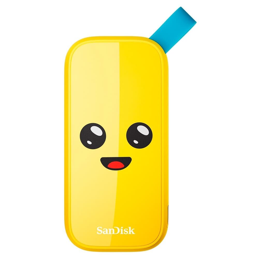 SSD Externo SanDisk Fortnite, 2TB, USB 3.2 Gen 2, Portátil, Leitura: 800 MB/s, Amarelo - SDSSDE30-2T00-G25F SSD Externo SanDisk Fortnite, 2TB, USB 3.2 Gen 2, Portátil, Leitura: 800 MB/s, Amarelo - SDSSDE30-2T00-G25F