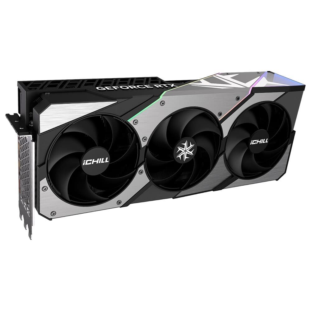 Placa de Video RTX5090 iChill X3 Inno3D NVIDIA Geforce, 32GB, GDDR7, 512bits - C50903-32D7X-175967H Placa de Video RTX5090 iChill X3 Inno3D NVIDIA Geforce, 32GB, GDDR7, 512bits - C50903-32D7X-175967H