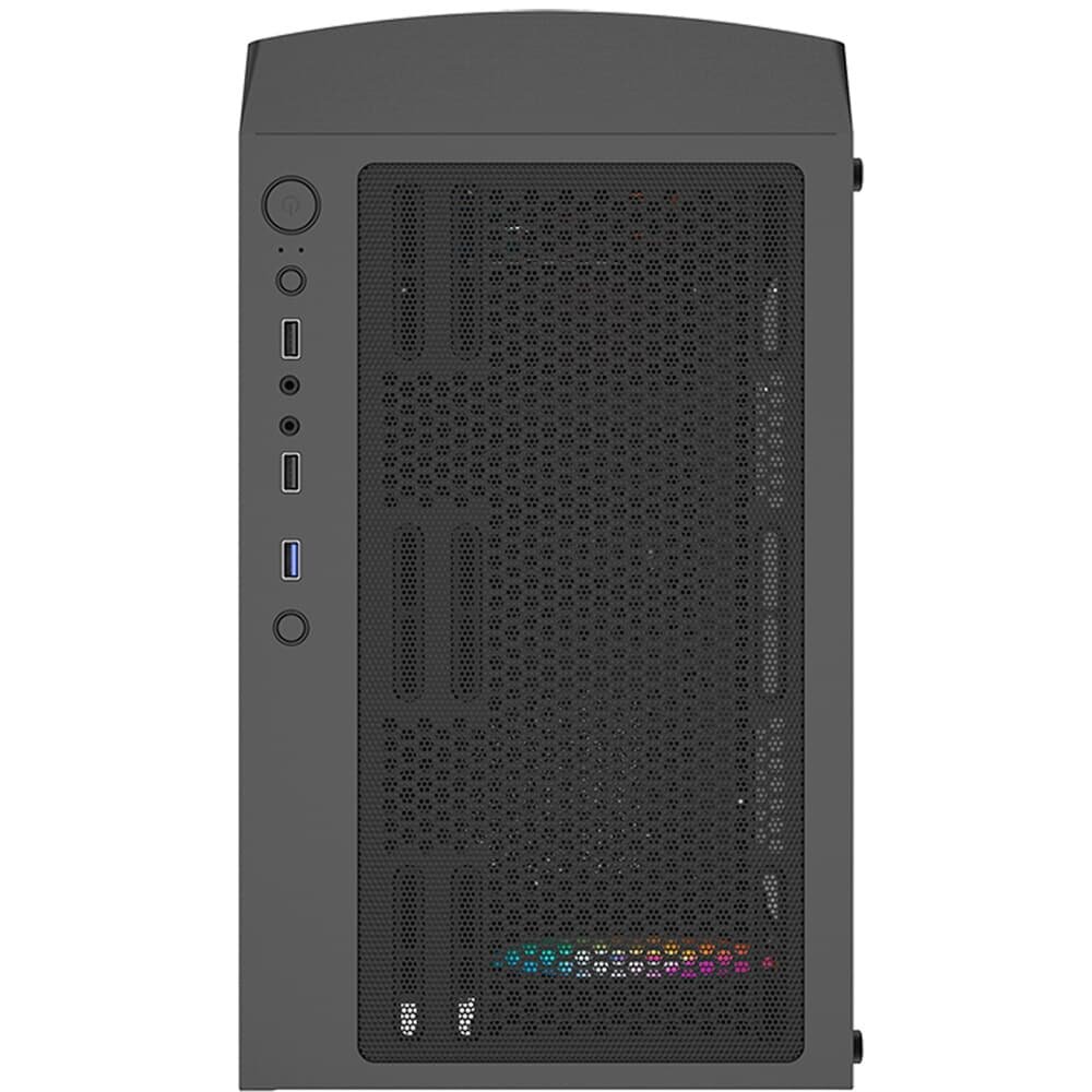 Gabinete Kalkan Joturn, RGB, Mid Tower, Lateral em Vidro, 4X Fans ARGB, Preto - KLK00038 Gabinete Kalkan Joturn, RGB, Mid Tower, Lateral em Vidro, 4X Fans ARGB, Preto - KLK00038
