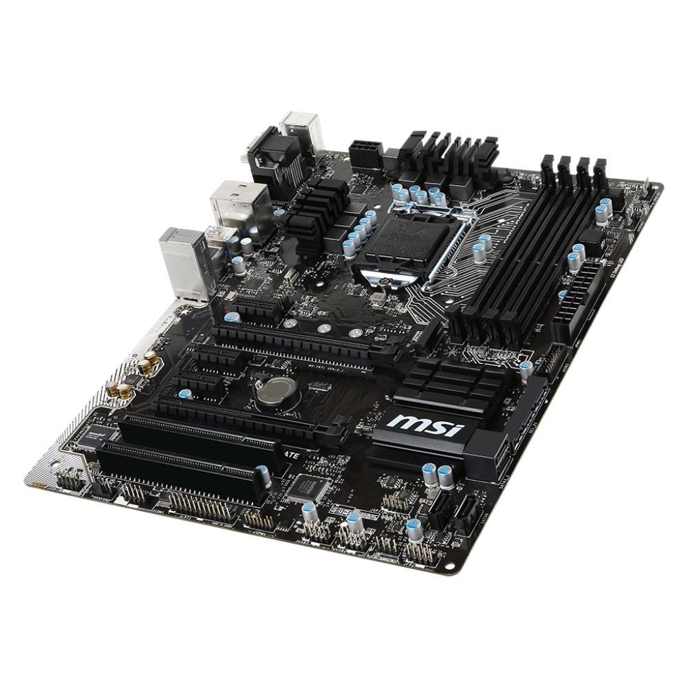Placa-Mãe MSI p/ Intel LGA 1151 ATX B150 PC Mate DDR4, DVI-D, Àudio 7.1, HDMI, USB 3.1 Placa-Mãe MSI p/ Intel LGA 1151 ATX B150 PC Mate DDR4, DVI-D, Àudio 7.1, HDMI, USB 3.1