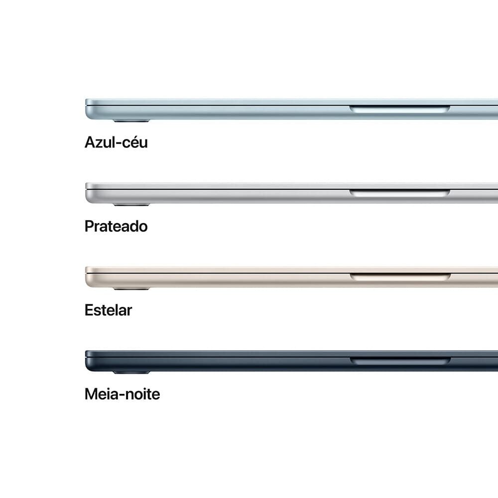 【最安】MacBook Air M4 ミッドナイト 15型256／16GB Apple Macbook Air M4 16gb Ram 256gb Ssd (2025) Midnight | MercadoLivre