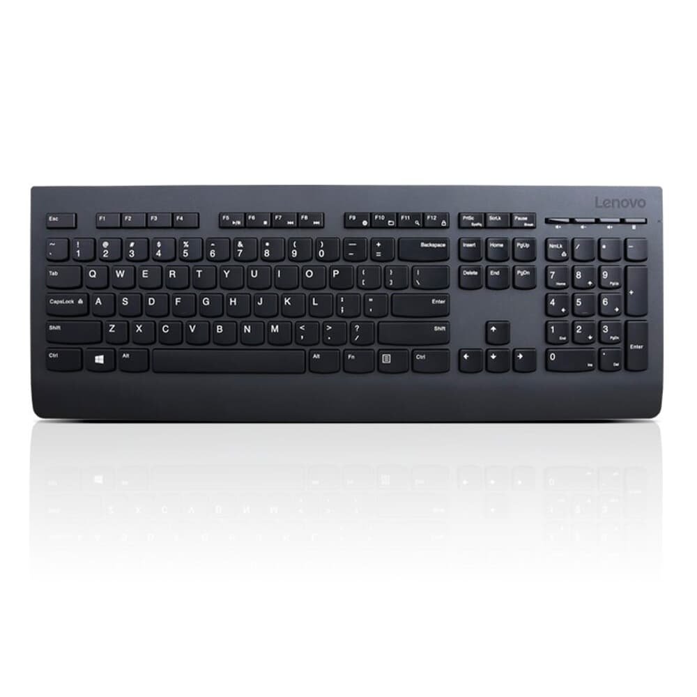 Teclado e Mouse Lenovo Essential Wired | KaBuM!