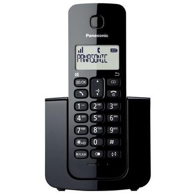 Telefone Panasonic Sem Fio Dect 6.0 com ID de Chamadas, 1.9Ghz, Preto - KX-TGB110LBB Menor preço em Telefone Panasonic Sem Fio Dect 6.0 com ID de Chamadas, 1.9Ghz, Preto - KX-TGB110LBB