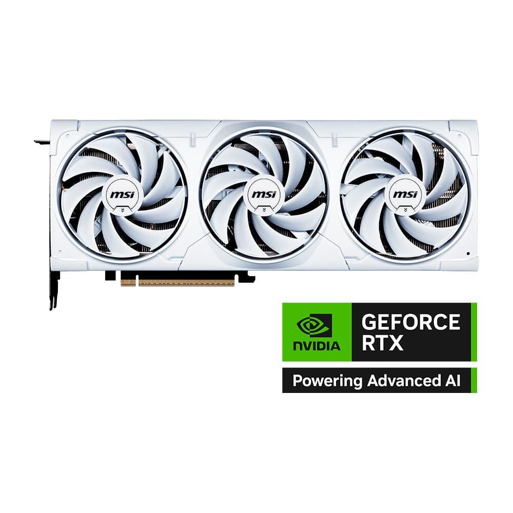 新品 MSI GeForce RTX 5080 16G VENTUS 3X OC MSI Brasil - GeForce RTX™ 5080 16G VENTUS 3X OC WHITE