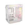 Gabinete Gamer Corsair iCUE Link 5000T LX RGB, Mid-Tower, E-ATX, Vidro Temperado, 3x FANs, Branco - CC-9011299-WW