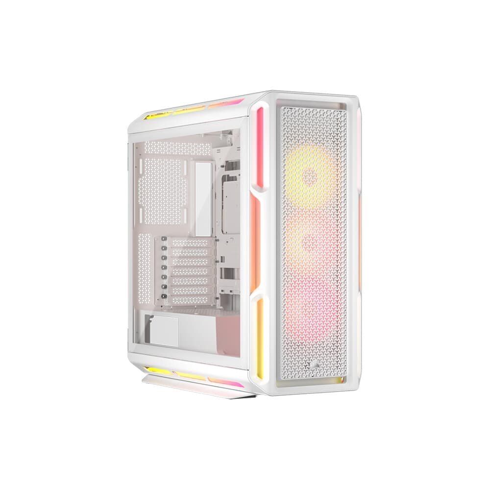 Gabinete Gamer Corsair iCUE Link 5000T LX RGB, Mid-Tower, E-ATX, Vidro Temperado, 3x FANs, Branco - CC-9011299-WW Gabinete Gamer Corsair iCUE Link 5000T LX RGB, Mid-Tower, E-ATX, Vidro Temperado, 3x FANs, Branco - CC-9011299-WW