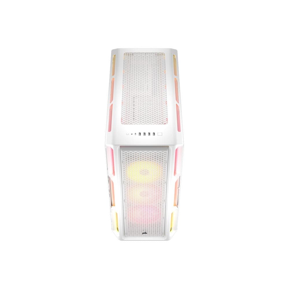 Gabinete Gamer Corsair iCUE Link 5000T LX RGB, Mid-Tower, E-ATX, Vidro Temperado, 3x FANs, Branco - CC-9011299-WW Gabinete Gamer Corsair iCUE Link 5000T LX RGB, Mid-Tower, E-ATX, Vidro Temperado, 3x FANs, Branco - CC-9011299-WW