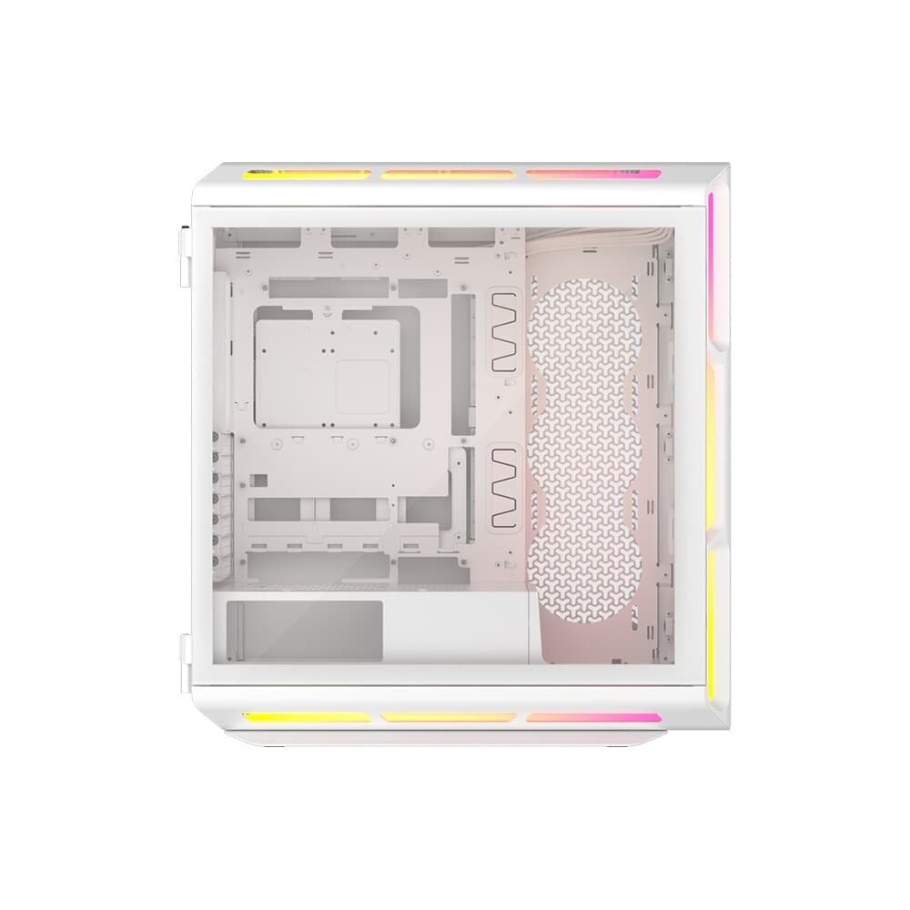 Gabinete Gamer Corsair iCUE Link 5000T LX RGB, Mid-Tower, E-ATX, Vidro Temperado, 3x FANs, Branco - CC-9011299-WW Gabinete Gamer Corsair iCUE Link 5000T LX RGB, Mid-Tower, E-ATX, Vidro Temperado, 3x FANs, Branco - CC-9011299-WW