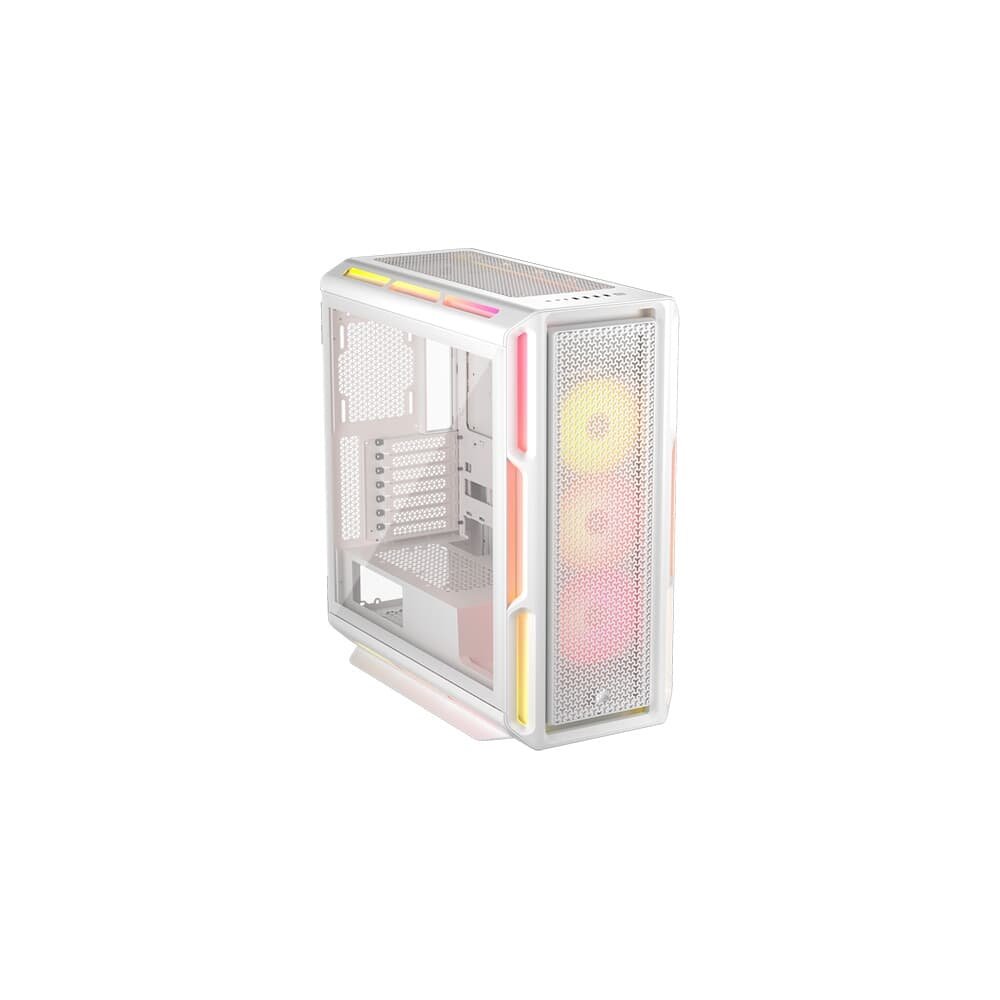 Gabinete Gamer Corsair iCUE Link 5000T LX RGB, Mid-Tower, E-ATX, Vidro Temperado, 3x FANs, Branco - CC-9011299-WW Gabinete Gamer Corsair iCUE Link 5000T LX RGB, Mid-Tower, E-ATX, Vidro Temperado, 3x FANs, Branco - CC-9011299-WW