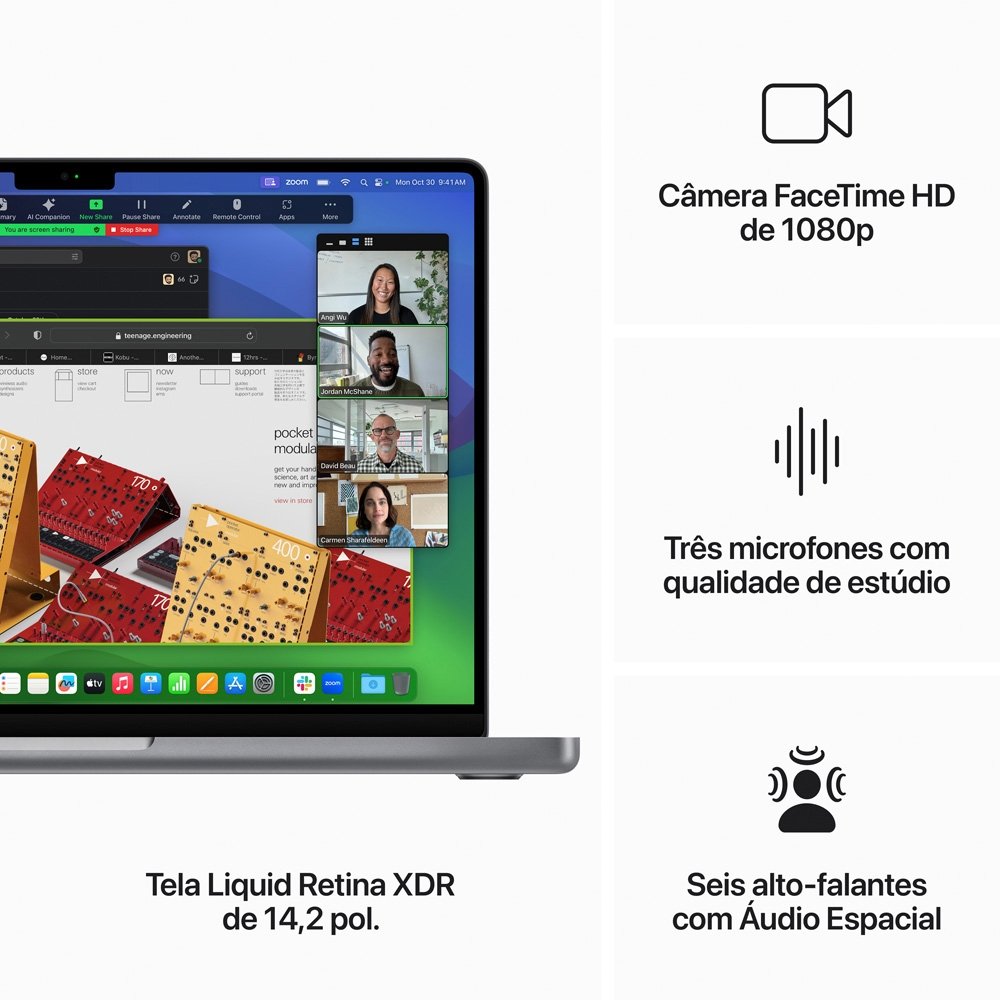 【ゆうた】Macbook pro M3 14インチ　16GB 1Tb MacBook Pro 14 M4 2025 Preto MX2J3LL/A Prata MX2F3LL/A Oferta