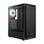 Gabinete Gamer Gamdias Aura GC8, Mid Tower, ARGB, ATX, Lateral em Vidro Temperado, 1x FAN, Preto - AURA GC6 ARGB