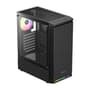 Gabinete Gamer Gamdias Aura GC8, Mid Tower, ARGB, ATX, Lateral em Vidro Temperado, 1x FAN, Preto - AURA GC6 ARGB