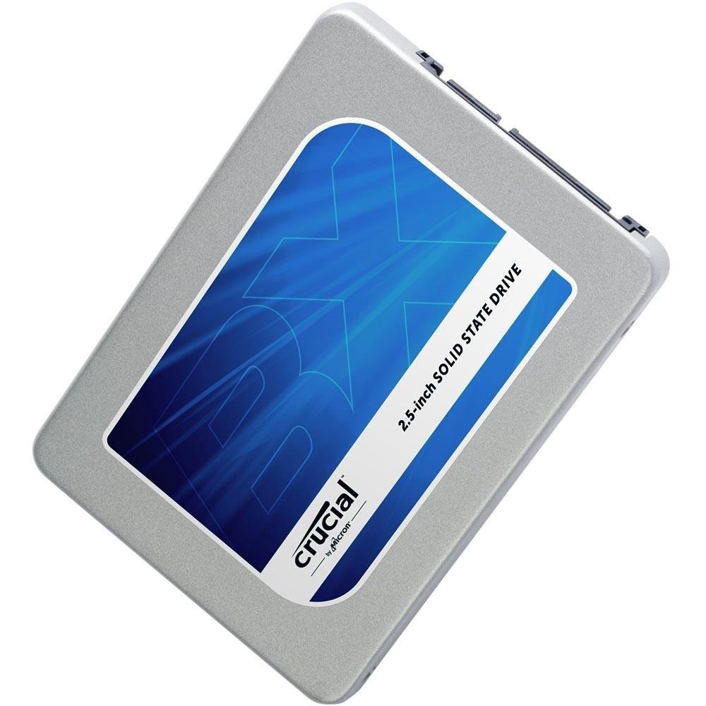 SSD Crucial 2.5´ 240GB SATA III 6Gb/s Leituras: 540MB/s e Gravações: 490MB/s - CT240BX200SSD1