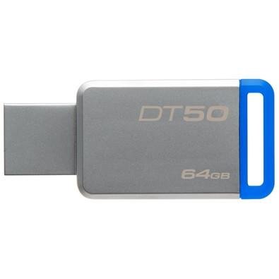 Pen Drive Kingston DataTraveler USB 3.1 64GB - DT50/64GB - Azul é ruim? Pen Drive Kingston DataTraveler USB 3.1 64GB - DT50/64GB - Azul é boa?