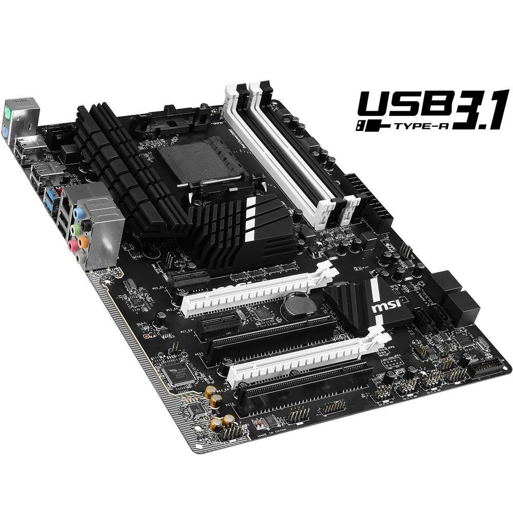 Placa-Mãe MSI p/ AMD AM3+ ATX 970A SLI Krait Edition DDR3