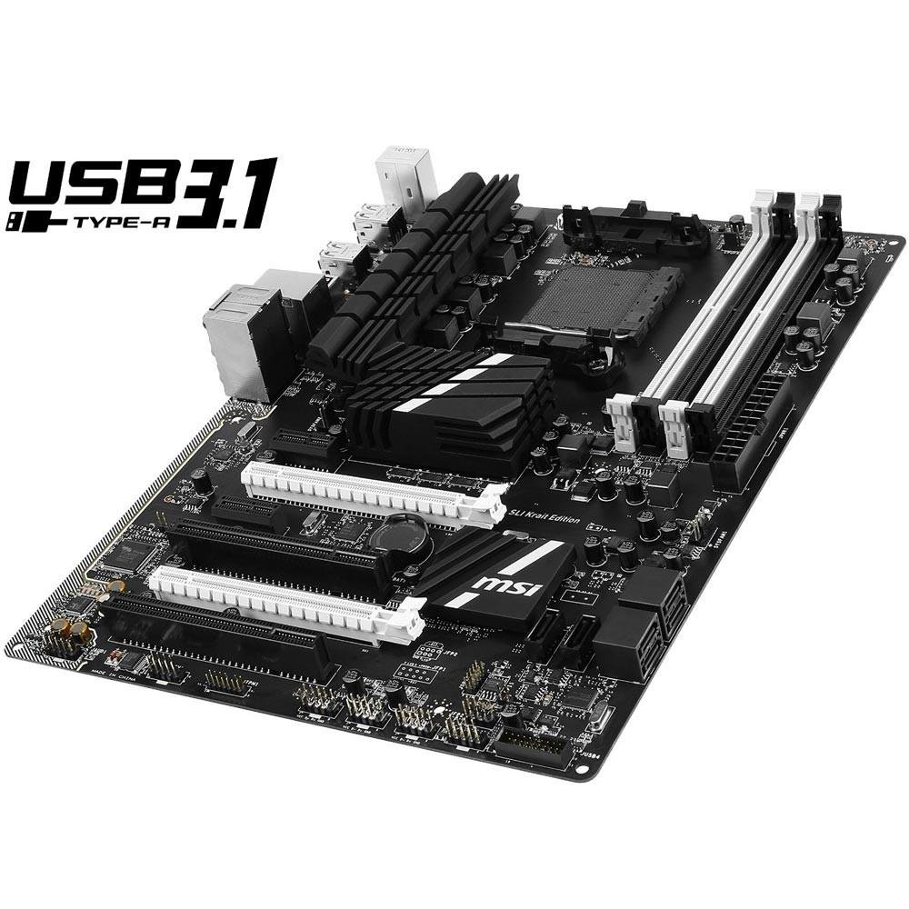 Placa-Mãe MSI p/ AMD AM3+ ATX 970A SLI Krait Edition DDR3