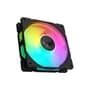 Kit com 3 Ventoinha Asus TUF Gaming TR120 Reverse blade com controladora, 120mm, Led ARGB, Preto - 90DA00D0-B00020