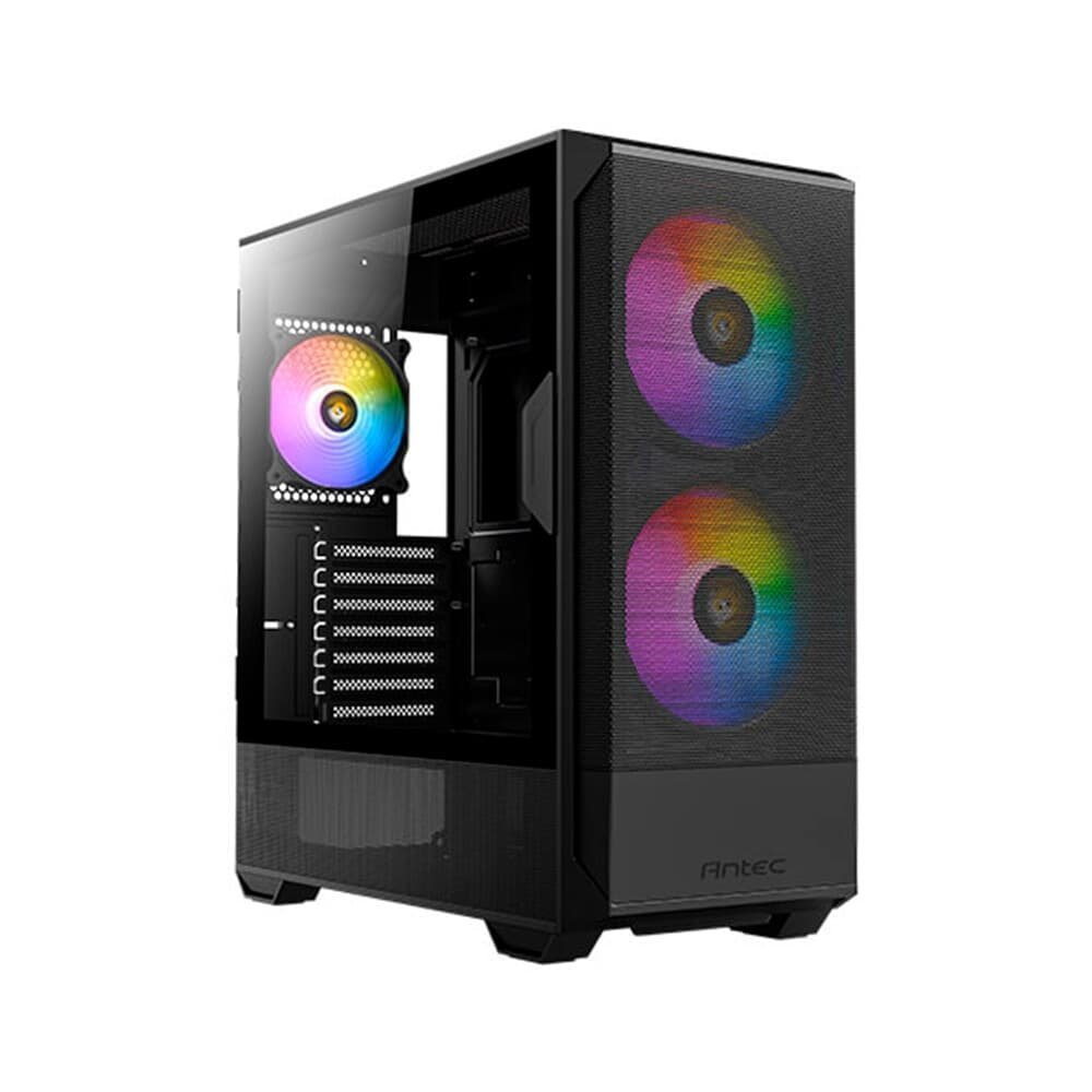 Gabinete Gamer Antec Nx416l, ARGB, Mid Tower, Lateral De Vidro, Preto - 0-761345-10002-1