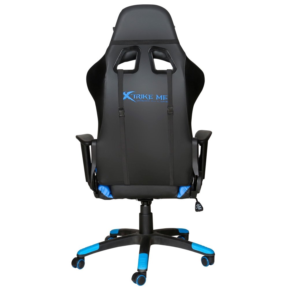 Cadeira Gamer Xtrike Me GC-905, Até 120kg, Reclinável, com Almofadas, Cilindro de Gás Classe 2, Azul - GC-905 - view 7