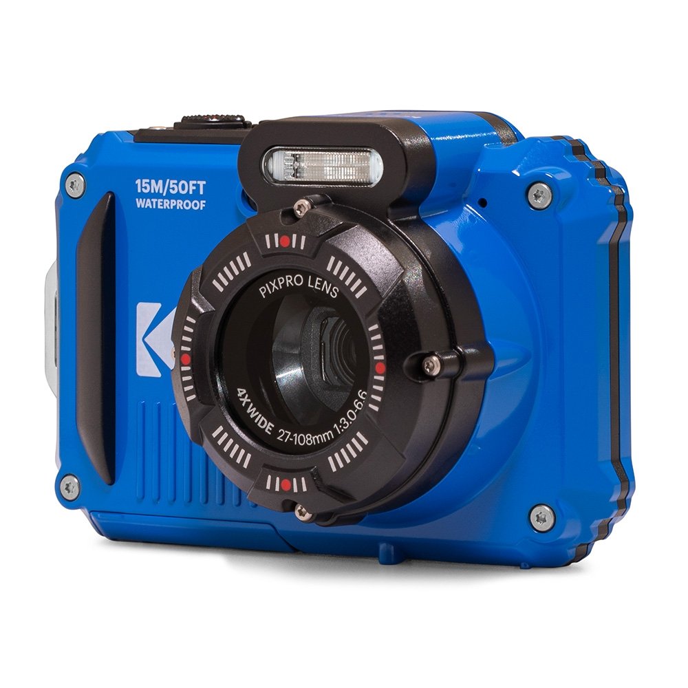 Câmera Kodak PIXPRO WPZ2 16MP Full HD Azul | KaBuM