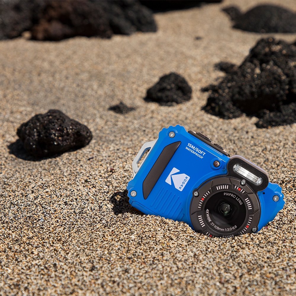 Câmera Kodak PIXPRO WPZ2 16MP Full HD Azul | KaBuM