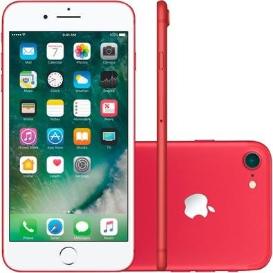 iPhone 7 Apple 128GB Vermelho - MPRL2 | KaBuM!