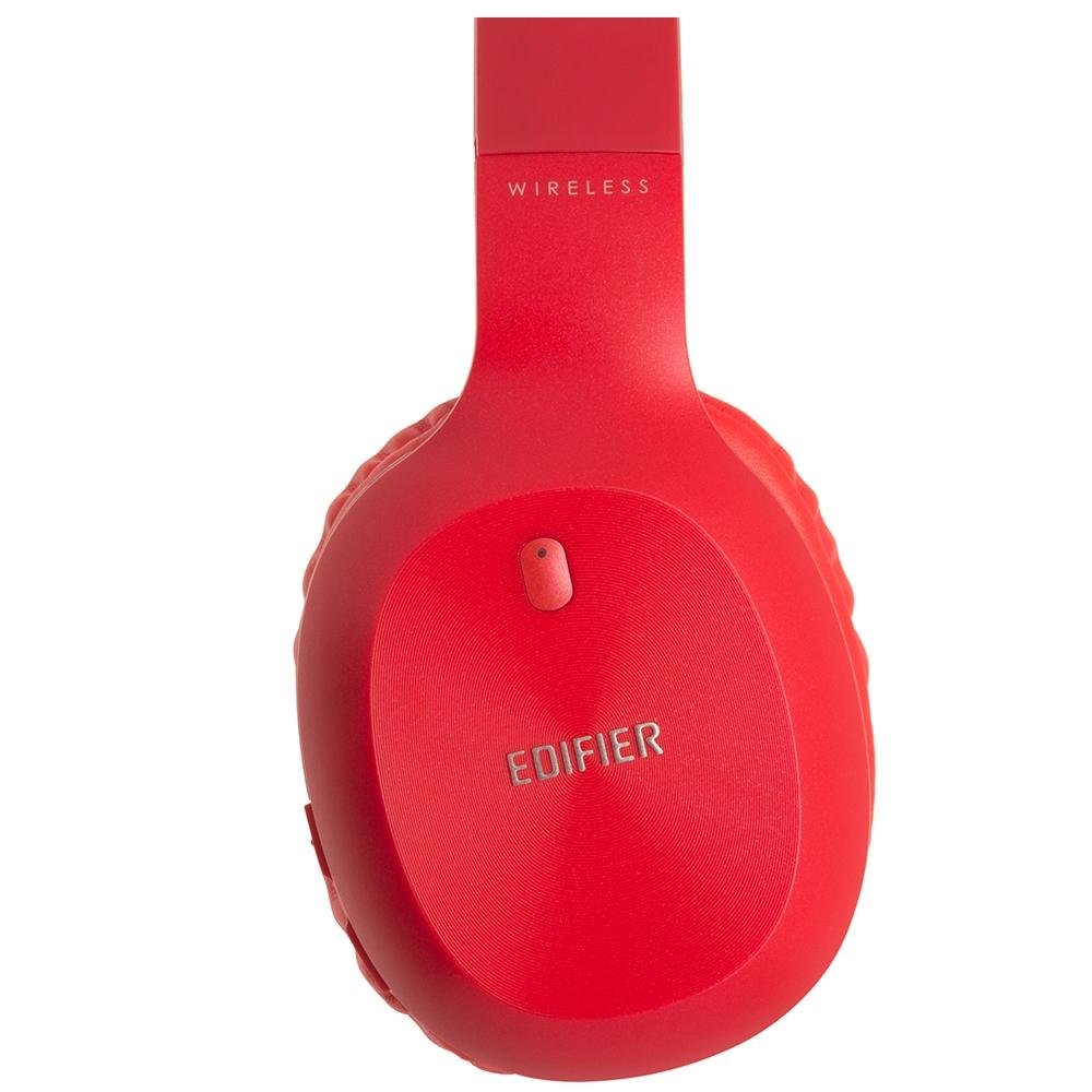 Fone de Ouvido Sem Fio Edifier, Bluetooth, Microfone, Vermelho - W800BT