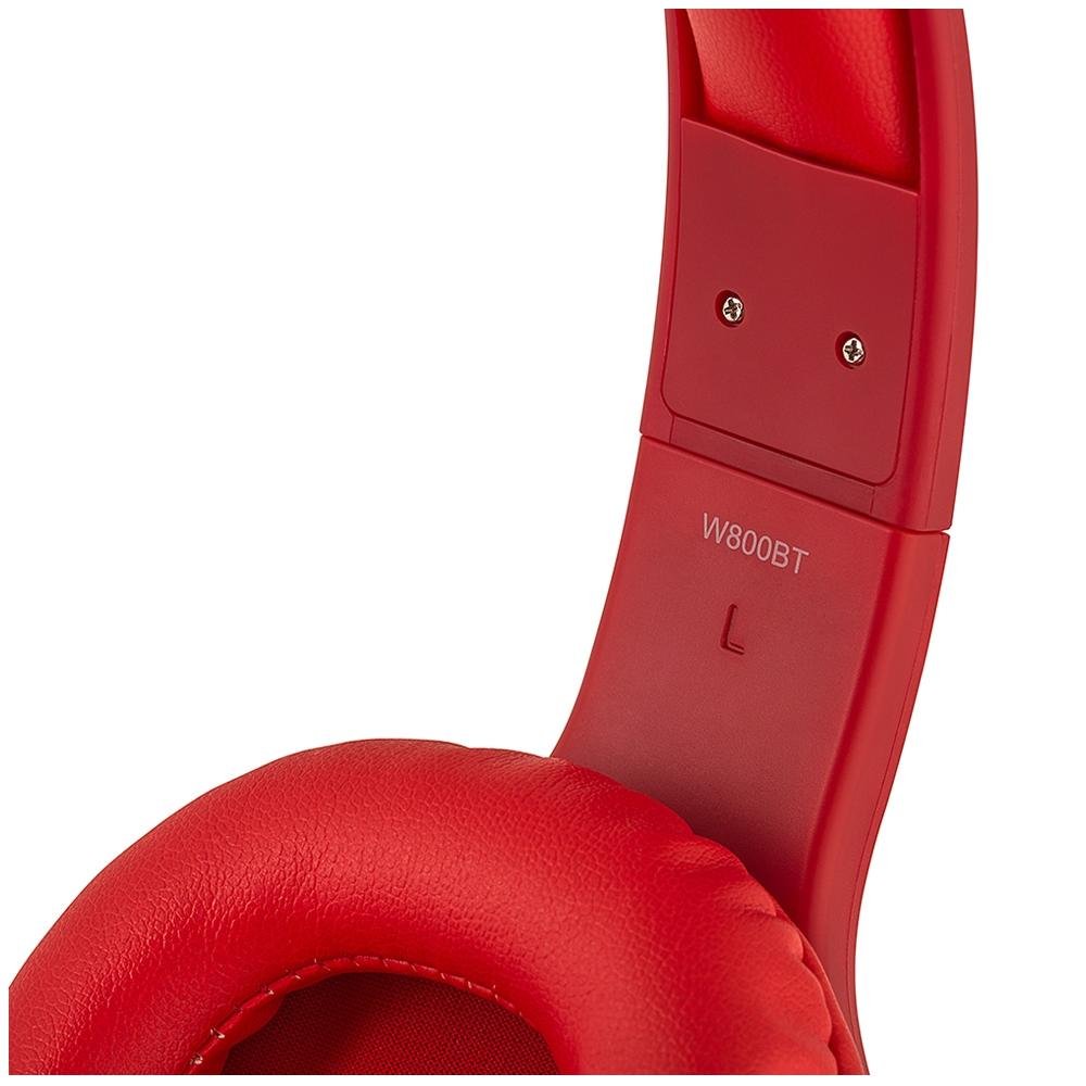 Fone de Ouvido Sem Fio Edifier, Bluetooth, Microfone, Vermelho - W800BT