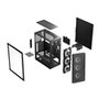Gabinete Gamer Hyrax Tower HGB220, Mid Tower, ATX, Lateral Em Vidro Temperado, Preto - HGB220B