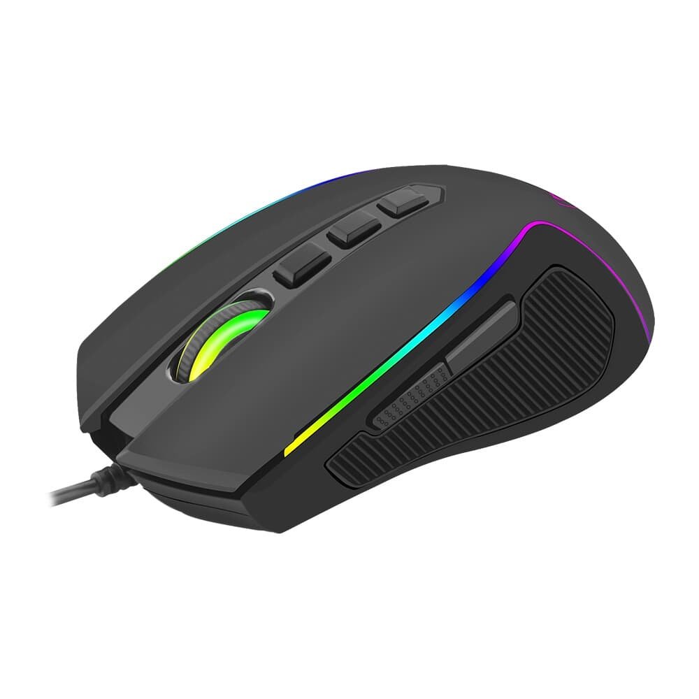 Mouse Gamer T-Dagger Darkangel, RGB, 4000 DPI, USB, Preto - T-TGM209 V2