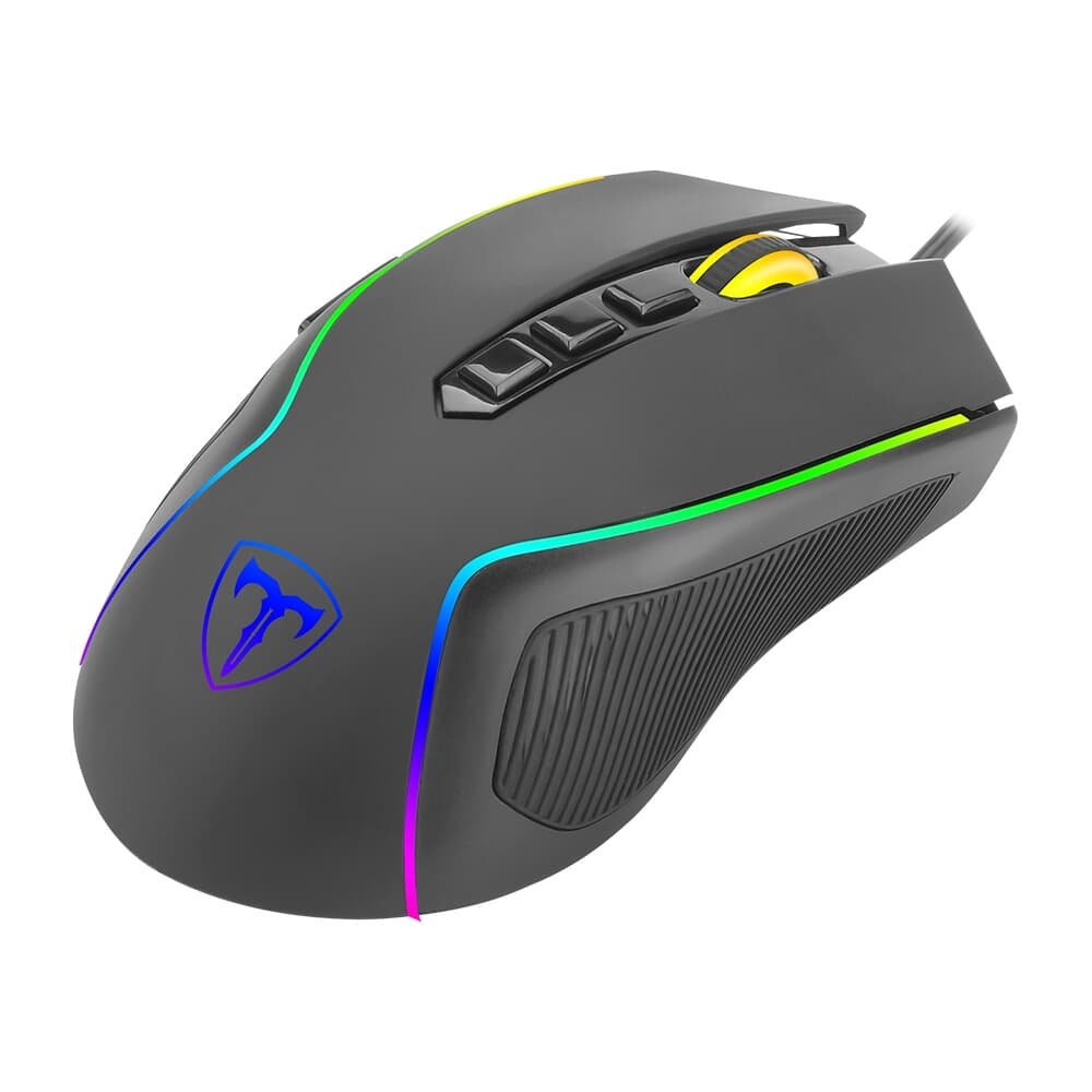 Mouse Gamer T-Dagger Darkangel, RGB, 4000 DPI, USB, Preto - T-TGM209 V2