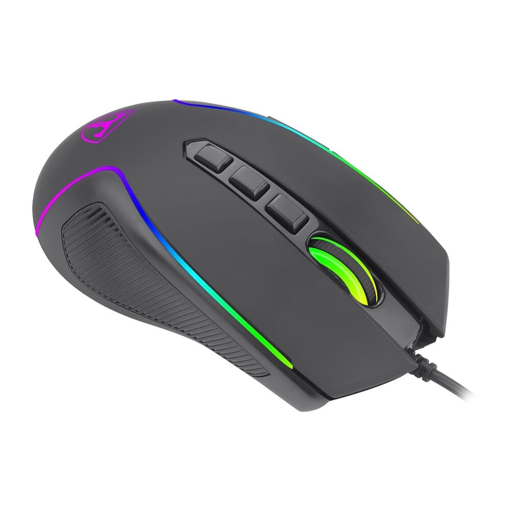 Mouse Gamer T-Dagger Darkangel, RGB, 4000 DPI, USB, Preto - T-TGM209 V2