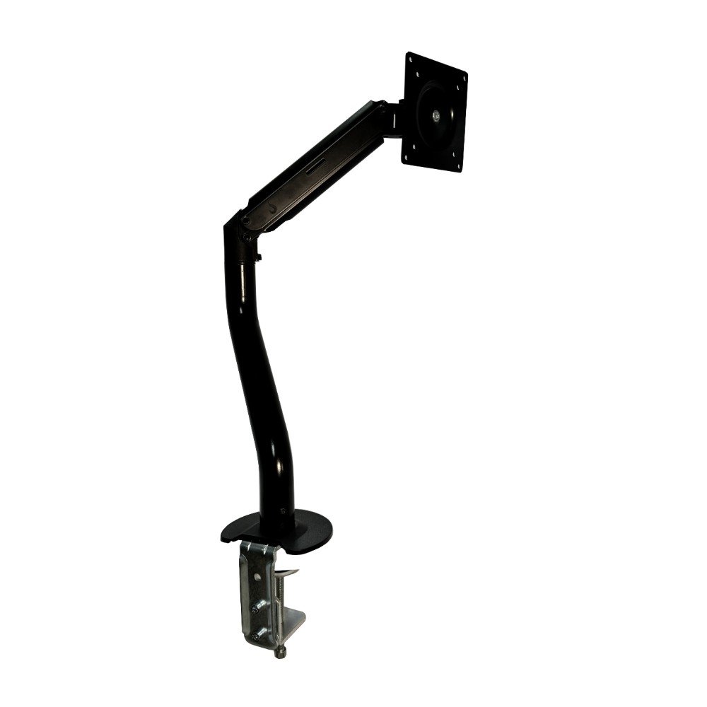 Suporte de Mesa Articulado para Monitor de 15" a 34" Iron Lift Rise Mode, Ajuste de altura, Pistão a Gás, Vesa, Preto - RM-IL-01-B Suporte de Mesa Articulado para Monitor de 15" a 34" Iron Lift Rise Mode, Ajuste de altura, Pistão a Gás, Vesa, Preto - RM-IL-01-B