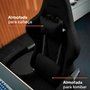 Cadeira Gamer Husky Tempest 700, Até 145kg, Almofadas, Reclinável 150º, Tecido, Descanso para Pés, Preta - HCG700PTT