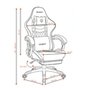 Cadeira Gamer Husky Tempest 700, Até 145kg, Almofadas, Reclinável 150º, Tecido, Descanso para Pés, Preta - HCG700PTT