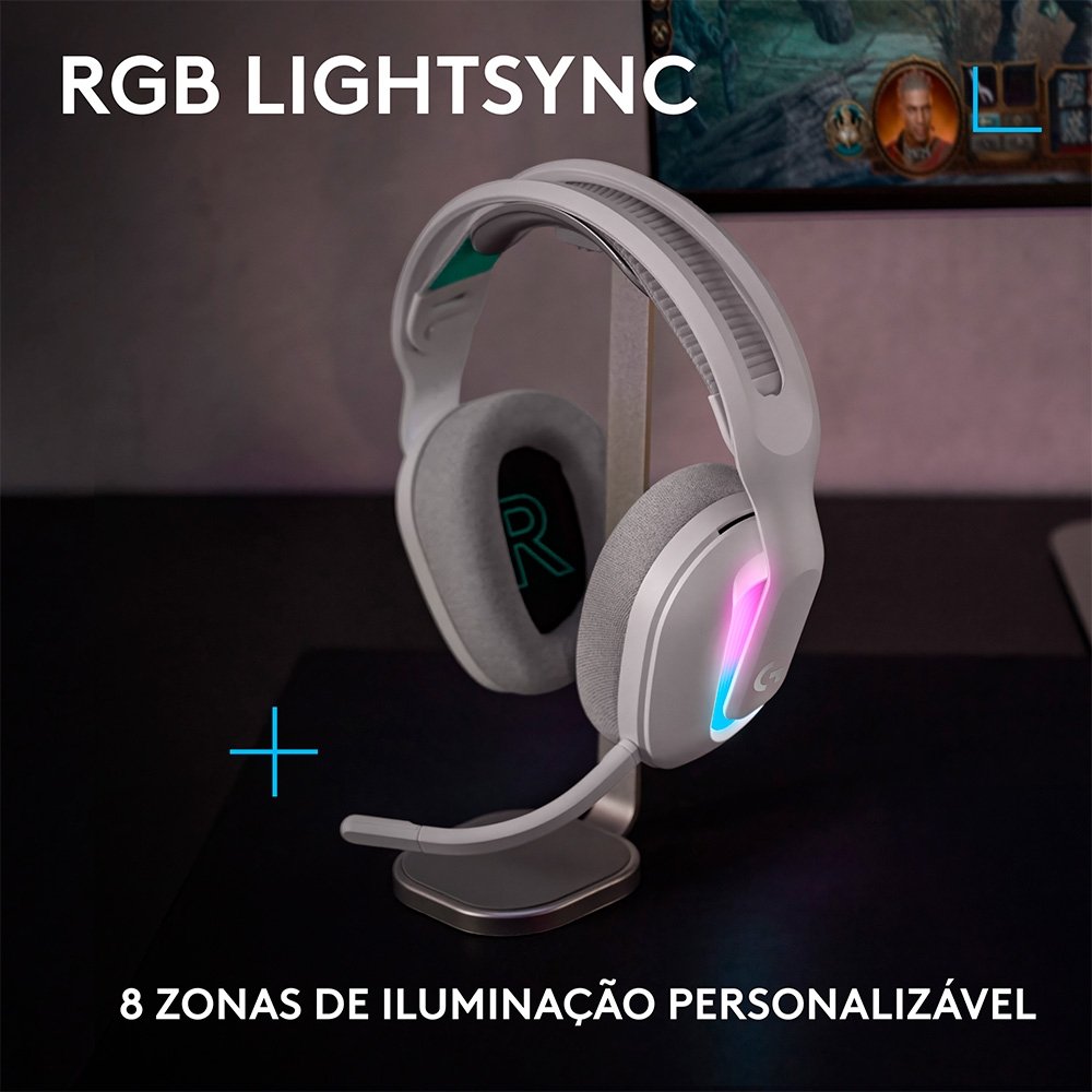 Headset Gamer Sem Fio Logitech G G522 | KaBuM!