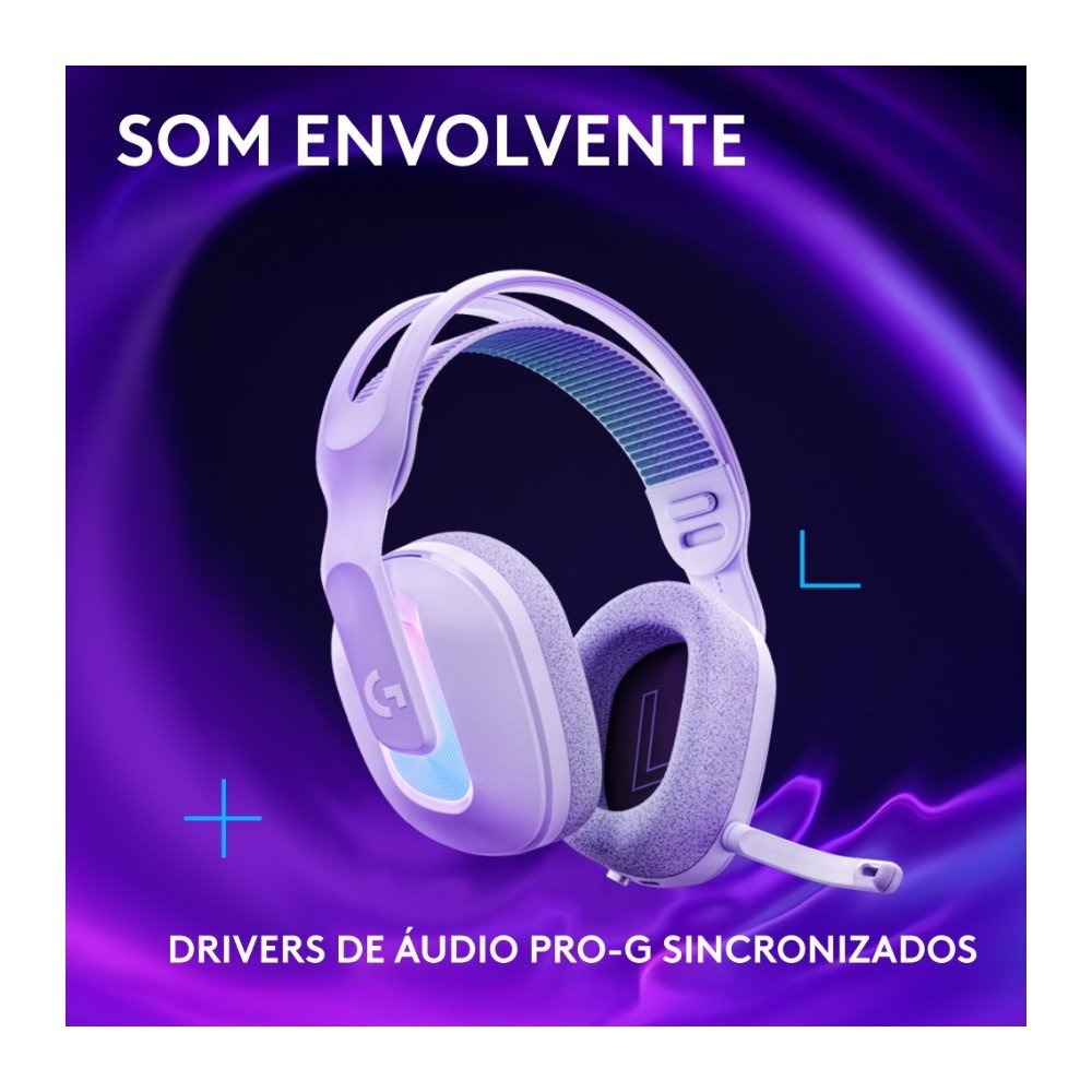 Headset Logitech G522 Branco | KaBuM!