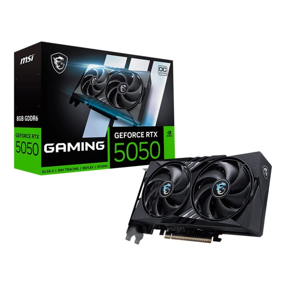 Placa de Vídeo MSI RTX 5050 Gaming OC 8GB