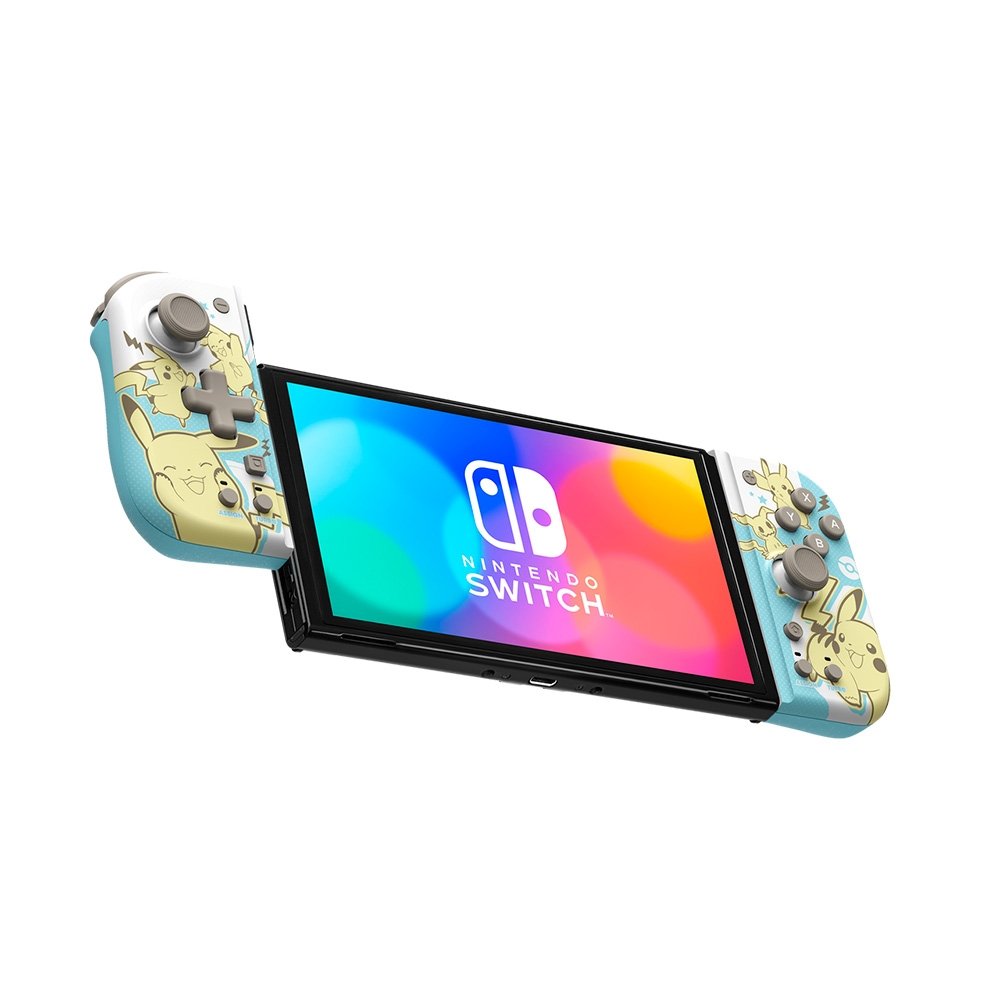 Controle HORI Split Pad Compact Pikachu, para Nintendo Switch - NSW-410U Controle HORI Split Pad Compact Pikachu, para Nintendo Switch - NSW-410U