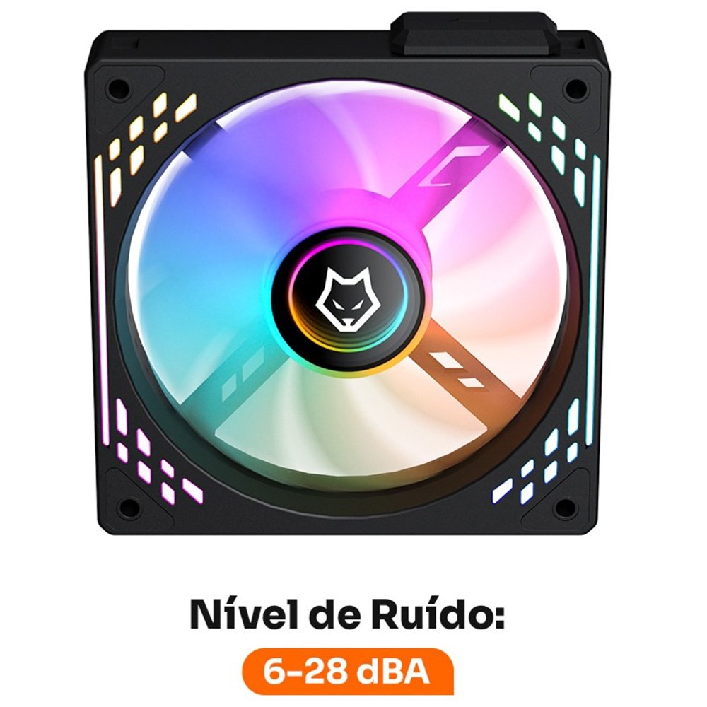 Ventoinha Gamer Husky Arctic Magnetic, Rolamento Hidráulico, 120mm, ARGB 5V 3-Pin - HCF400MAG Ventoinha Gamer Husky Arctic Magnetic, Rolamento Hidráulico, 120mm, ARGB 5V 3-Pin - HCF400MAG
