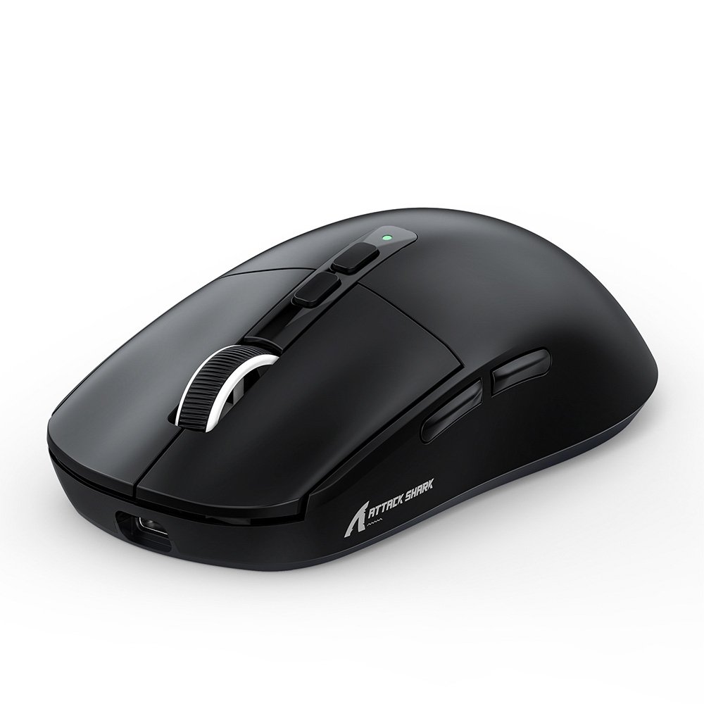 Mouse Gamer Attack Shark X6 26k DPI 49g | KaBuM!