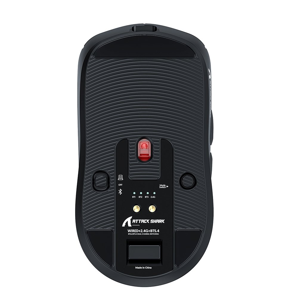 Mouse Gamer sem Fio Attack Shark X6 Ultraleve com Base de Carregamento Magnético RGB, Tri-Mode, 26.000 DPI, Sensor Óptico PAW3395, 7 Botões Programáveis - Preto Mouse Gamer sem Fio Attack Shark X6 Ultraleve com Base de Carregamento Magnético RGB, Tri-Mode, 26.000 DPI, Sensor Óptico PAW3395, 7 Botões Programáveis - Preto
