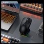Mouse Gamer sem Fio Attack Shark X6 Ultraleve com Base de Carregamento Magnético RGB, Tri-Mode, 26.000 DPI, Sensor Óptico PAW3395, 7 Botões Programáveis - Preto