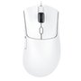 Mouse Gamer com Fio Attack Shark R1 Ultraleve e design Ergonômico, 12.800 DPI, 6 Botões - Branco