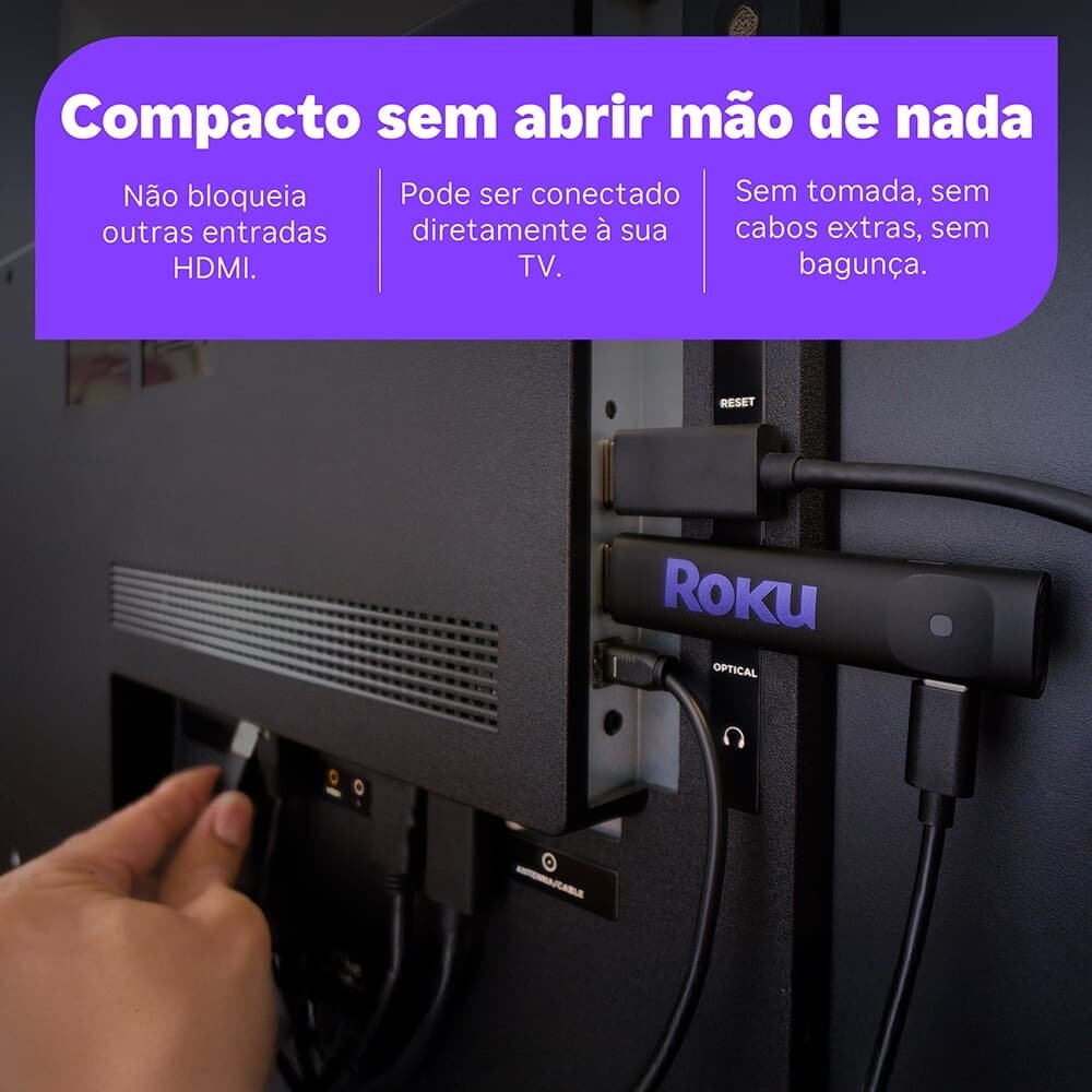 Streaming Stick Roku 2025 | Compre no KaBuM!