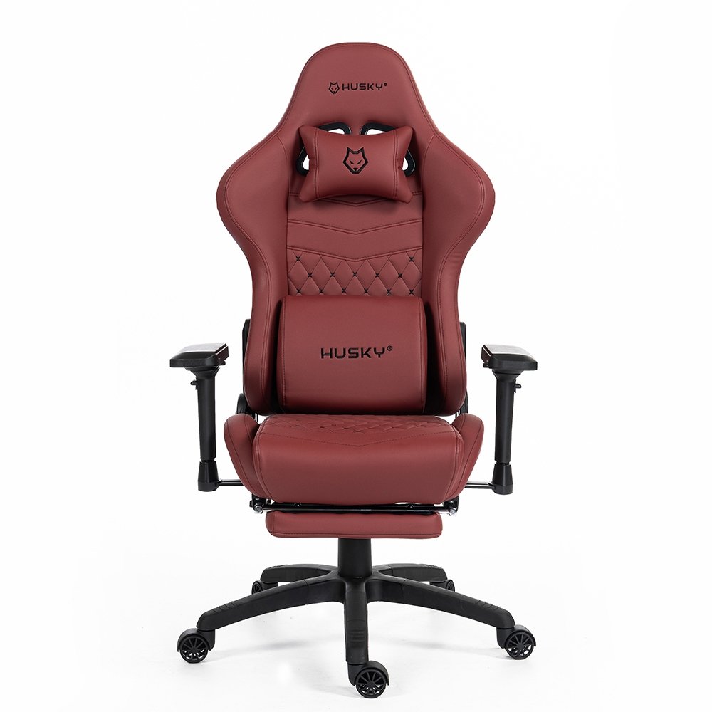 Cadeira Gamer Husky Tempest 4D, Até 145kg, Braços 4D, Almofadas, Reclinável 150º, PU, Descanso para Pés, Vermelha -  HCG700VR4D - view 2