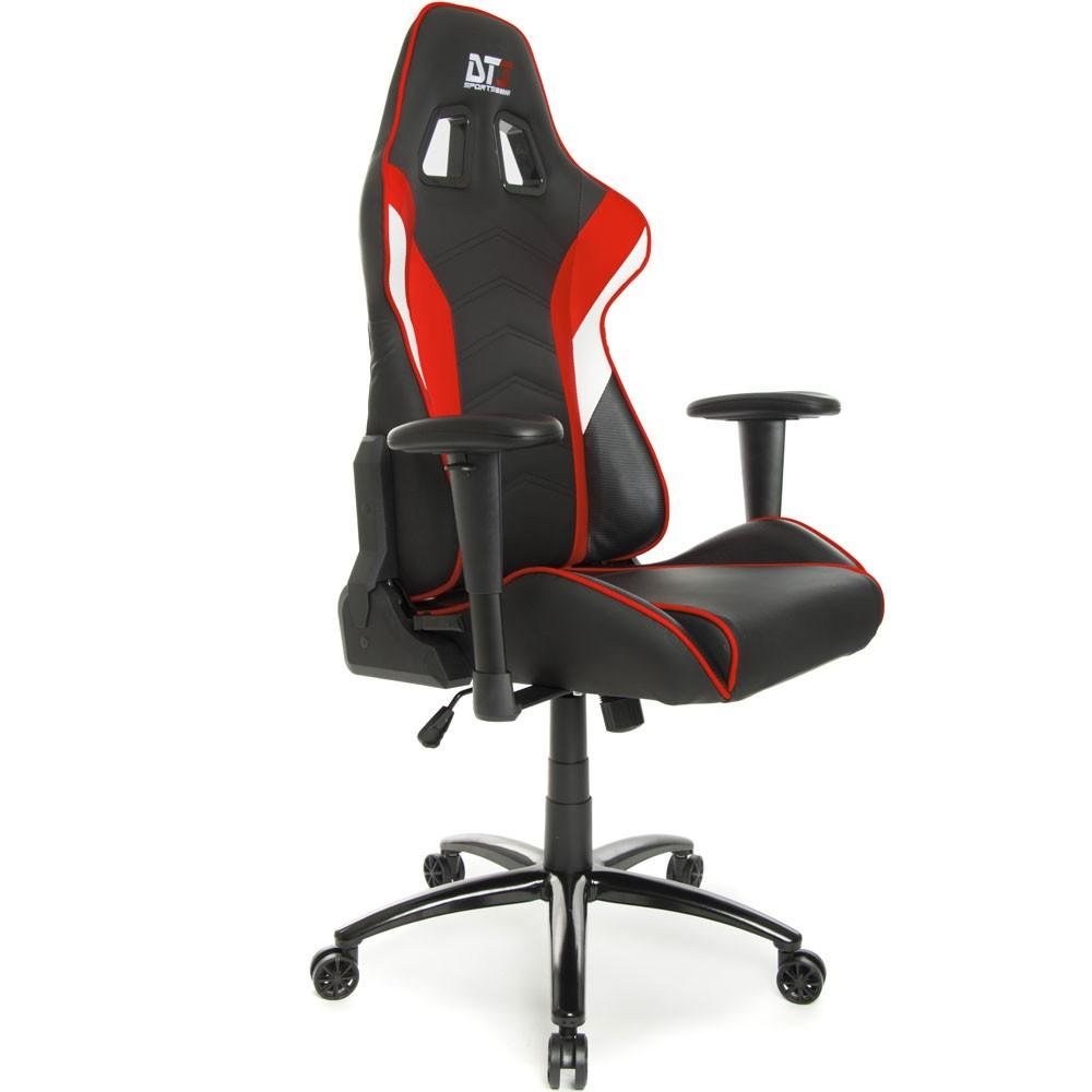 Cadeira Gamer Ergonômica DT3 Elise, Até 150kg, com Almofadas, Reclinável, Preto e Vermelho - 10637-7 Cadeira Gamer Ergonômica DT3 Elise, Até 150kg, com Almofadas, Reclinável, Preto e Vermelho - 10637-7