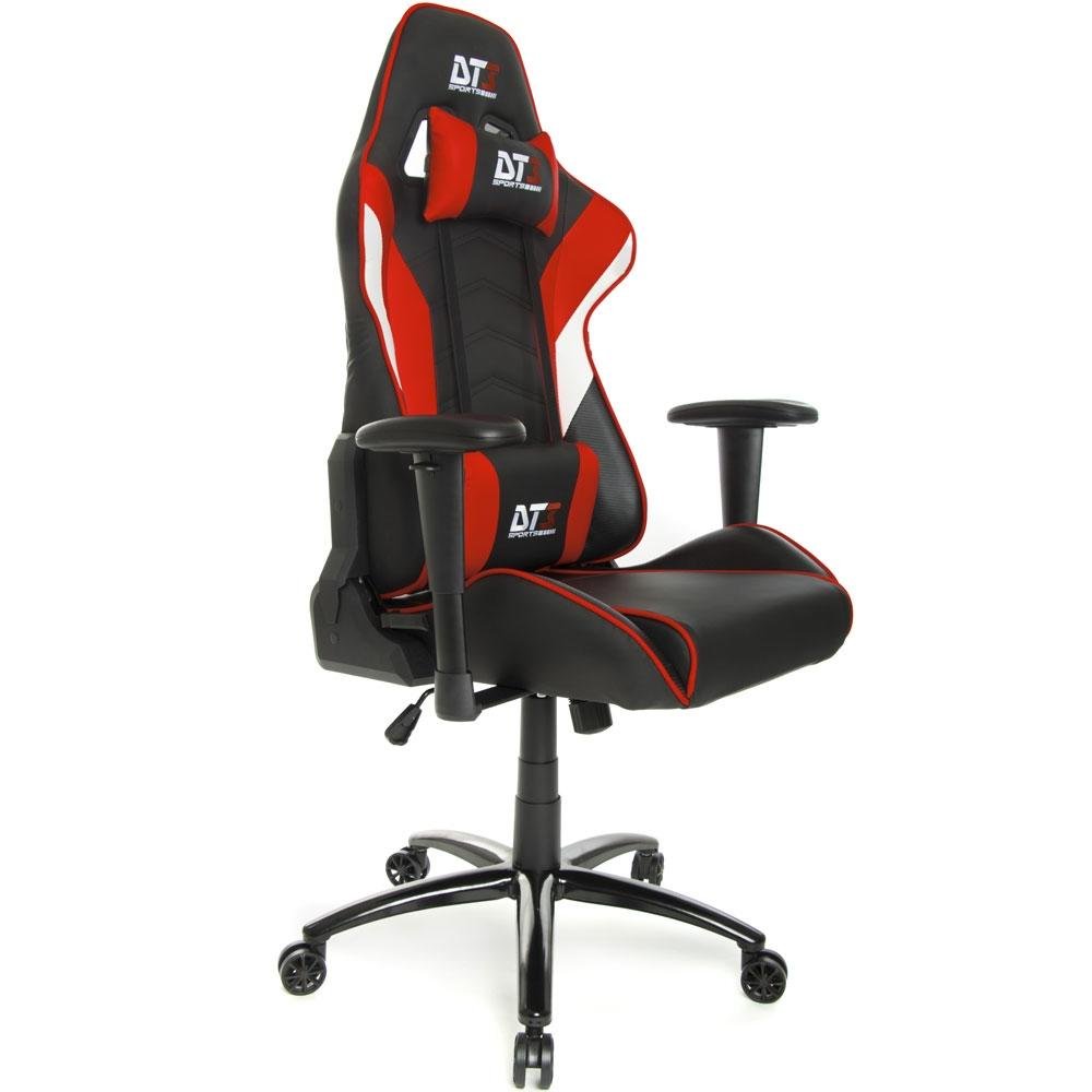 Cadeira Gamer Ergonômica DT3 Elise, Até 150kg, com Almofadas, Reclinável, Preto e Vermelho - 10637-7 Cadeira Gamer Ergonômica DT3 Elise, Até 150kg, com Almofadas, Reclinável, Preto e Vermelho - 10637-7